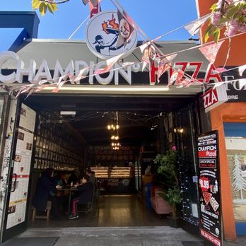 Champion Pizza - Outside - Pizza Near Me - Astoria, New York Champion Pizza - Outside - Pizza Near Me - Astoria, New York