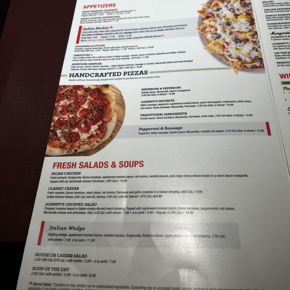 Johnny Carino's - Italian Near Me - Pigeon Forge, Tennessee