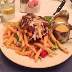Tomasso's Restaurant - This is the Philly cheese steak salad. It was delicious. Large enough to share and good enough to eat the next day for lunch.