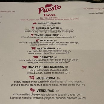 Puesto Los Olivos - Menu - Mexican Near Me - Irvine, California