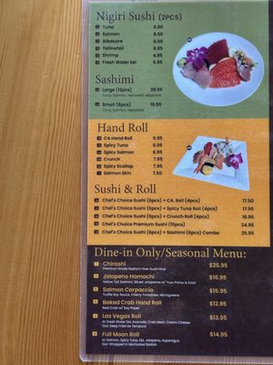 Menu photo 1 Maki Yaki Dana Point, CA