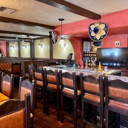 La Hacienda Mexican Restaurant - Inside bar and booths