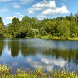 Mills Riverside Park - The pond! Beautiful.