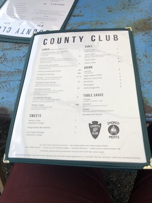 Menu photo 6 County Club Lexington, KY Menu photo 6 County Club Lexington, KY