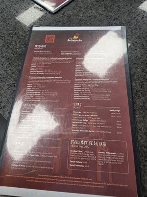 Menu photo 1 La Antioquena Pembroke Pines, FL