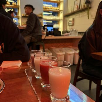 Jilli - Makgeolli flight - Korean Near Me - San Francisco, California