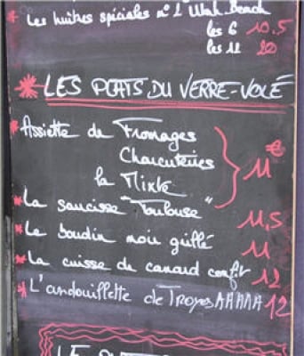 Menu photo 4 Le Verre Volé Paris, 75 Menu photo 4 Le Verre Volé Paris, 75