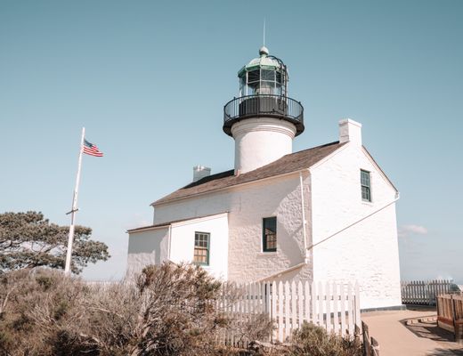 Old Point Loma Lighthouse by null