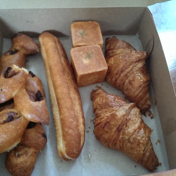 Fuji Bakery - Bacon epi, milk stick, salmon brioche, plain croissant. - Bakeries Near Me - Seattle, Washington