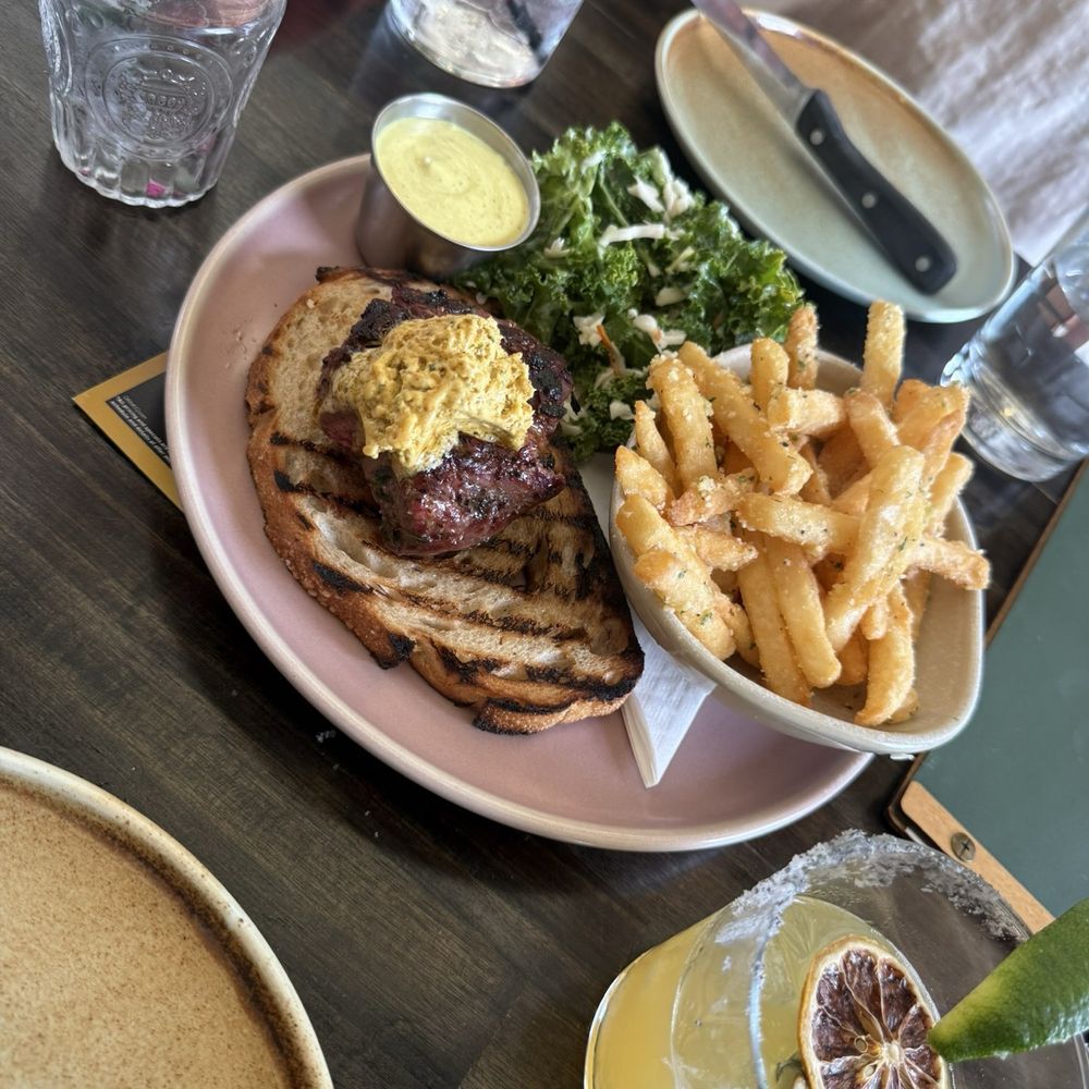Porch - Steak frites with fries and salad - Comfort Food Near Me - Calgary, Alberta Porch - Steak frites with fries and salad - Comfort Food Near Me - Calgary, Alberta