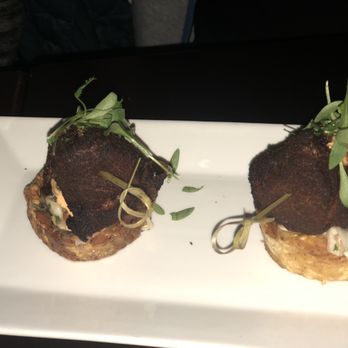 Charm Bar & Restaurant - Fried Pork & Plantain Cups - Caribbean Near Me - Brooklyn, New York Charm Bar & Restaurant - Fried Pork & Plantain Cups - Caribbean Near Me - Brooklyn, New York