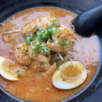 Tuna Sushi & Grill - Tonkatsu Ramen with shrimp level 6 for the spice - Sushi Bars Near Me - Lemon Grove, California Tuna Sushi & Grill - Tonkatsu Ramen with shrimp level 6 for the spice - Sushi Bars Near Me - Lemon Grove, California