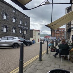 Julie's Coffee House - Great view, outdoor seating are two positives. 2 stars.