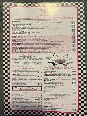 Menu photo 6 Sax's Joint Petaluma, CA