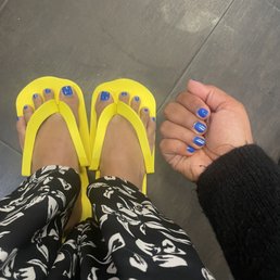 Gel Manicure and Basic Pedicure Gel Manicure and Basic Pedicure