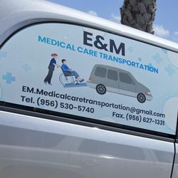 E & M Medical Care Transportation - we are a transportation company providing services all over the Hidalgo and Starr County. we accept private pay and insurances.