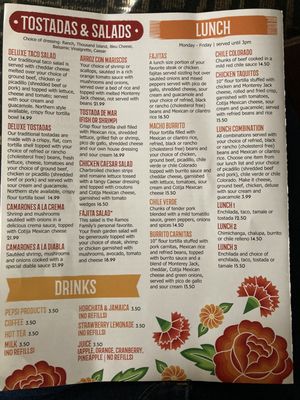 Menu photo 1 Casa Ramos Mexican Restaurant Yreka, CA