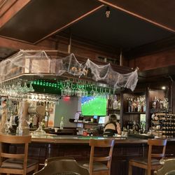 Celtic Irish Pub - Interior - with Halloween decorations