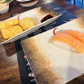 Itacho Sushi - Fried Tofu and Smoked Salmon Sushi/nigiri - Japanese Near Me - San Diego, California Itacho Sushi - Fried Tofu and Smoked Salmon Sushi/nigiri - Japanese Near Me - San Diego, California