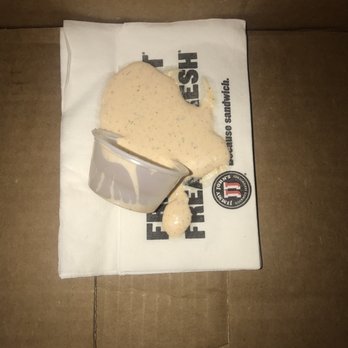 Jimmy John's - Spilled dressing. - Sandwiches Near Me - Dallas, Texas Jimmy John's - Spilled dressing. - Sandwiches Near Me - Dallas, Texas