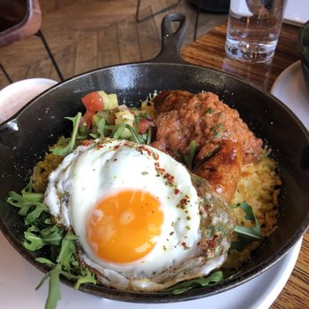 Chambar - Paella with a giant sunny side egg! - Belgian Near Me - Vancouver, British Columbia Chambar - Paella with a giant sunny side egg! - Belgian Near Me - Vancouver, British Columbia