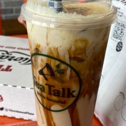Creme brulee brown sugar milk tea Creme brulee brown sugar milk tea