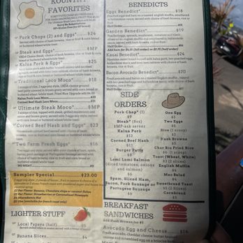 Kountry Kitchen - Menu - American Near Me - Kapaa, Hawaii