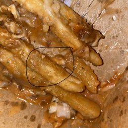 a close up of a piece of french fries a close up of a piece of french fries