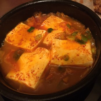 Chez Bong - Kimchi jiggae. Very spicy, love it! - Korean Near Me - Montreal, Quebec