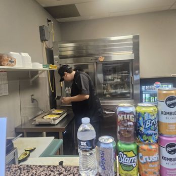 Freddy's Deli - Mathew preparing our food - Delis Near Me - Irvine, California Freddy's Deli - Mathew preparing our food - Delis Near Me - Irvine, California