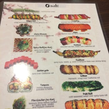 O' Sushi - Sushi roll selection pt. 2 - Sushi Bars Near Me - Newark, California