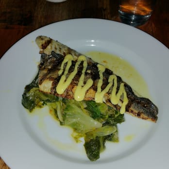 The Cookery - Branzino with lemon mayo and escarole - Italian Near Me - Dobbs Ferry, New York The Cookery - Branzino with lemon mayo and escarole - Italian Near Me - Dobbs Ferry, New York