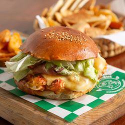 El Camarón Cansado - Hamburguesa de camarones