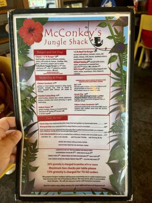 Menu photo 3 McConkey's Jungle Shack Edisto Beach, SC Menu photo 3 McConkey's Jungle Shack Edisto Beach, SC