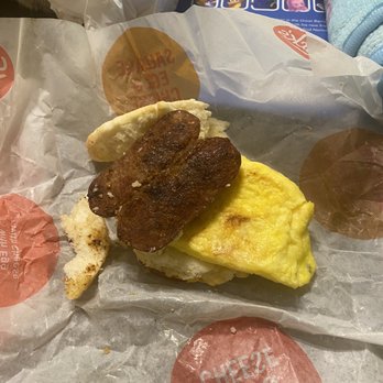 Jack's Family Restaurant - This is how one of the biscuits looked after unwrapping. - Burgers Near Me - Jacksonville, Alabama Jack's Family Restaurant - This is how one of the biscuits looked after unwrapping. - Burgers Near Me - Jacksonville, Alabama