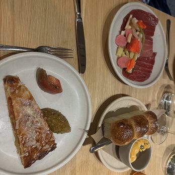 Twelve - Appetizers -tomato pasty and bluefin tuna - New American Near Me - Portland, Maine Twelve - Appetizers -tomato pasty and bluefin tuna - New American Near Me - Portland, Maine