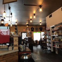 Utopia Frozen Yogurt and Coffee House - Modern-vintage and lots of seating and lounging areas.