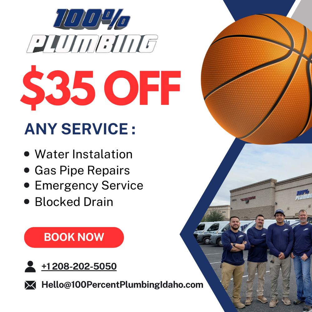 Slide of 100 Percent Plumbing Boise Idaho