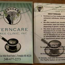 Ferncare Free Clinic - Ferncare Free Clinic, Inc.