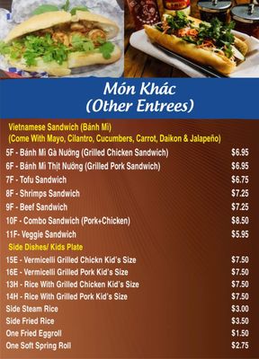 Menu photo 5 Pho Ly Houston, TX