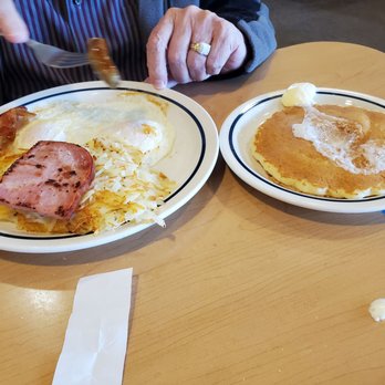 IHOP - This is called 4x4 or something like that- first thing on the 55+ menu.  Lotta food. - Breakfast & Brunch Near Me - Richmond, Indiana