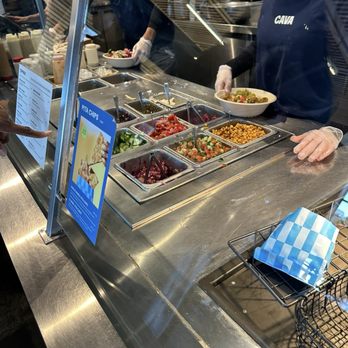 CAVA - Toppings options - Mediterranean Near Me - Hanover, Maryland