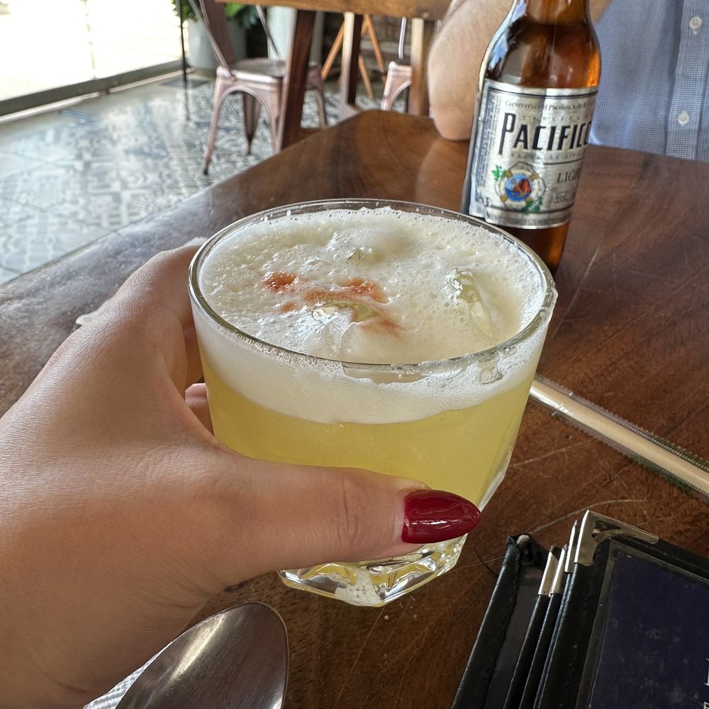 La Marea - Mezcal sour - Seafood Near Me - Mazatlán, SIN La Marea - Mezcal sour - Seafood Near Me - Mazatlán, SIN
