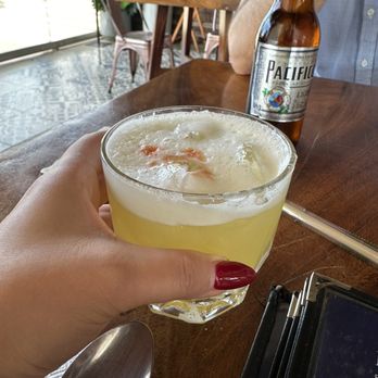 La Marea - Mezcal sour - Seafood Near Me - Mazatlán, SIN La Marea - Mezcal sour - Seafood Near Me - Mazatlán, SIN