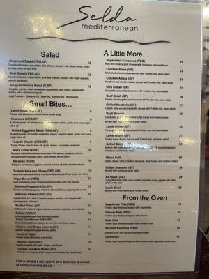 Menu photo 4 Selda Frisco, TX Menu photo 4 Selda Frisco, TX