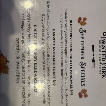 Twisted Fork Brunch Company - Specials - Breakfast & Brunch Near Me - Bellmore, New York