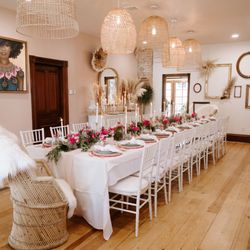 Flow Designs - A beautiful table setting for your intimate event.
