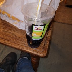 McDonald's - A cheaply priced soda served fast.