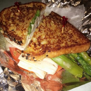 Chef Shell's Restaurant & Catering - Grilled Turkey and Asparagus on Multi-Grain. I had mine to go. - New American Near Me - Port Huron, Michigan