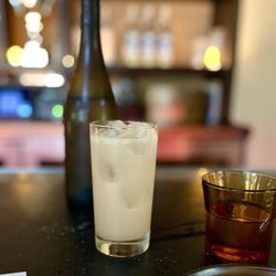 A Tí - Really citrusy paloma.